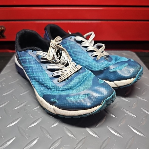 Merrell ML Bare Access Boy's Size 1 Blue Running Shoes Athletic Hiking Sneakers - Picture 3 of 9